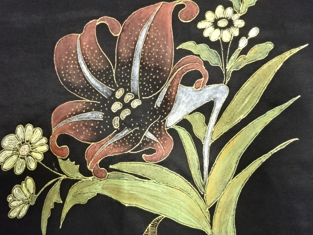 Japanese Kimono / Zugawari Silk